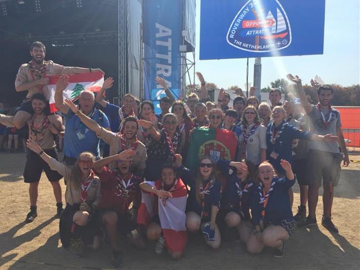 Meeting international Scouts